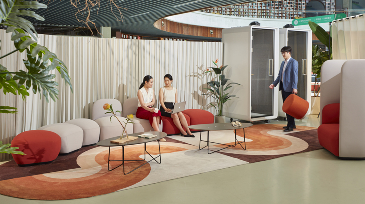 圣奥设计休闲办公工作区实拍图